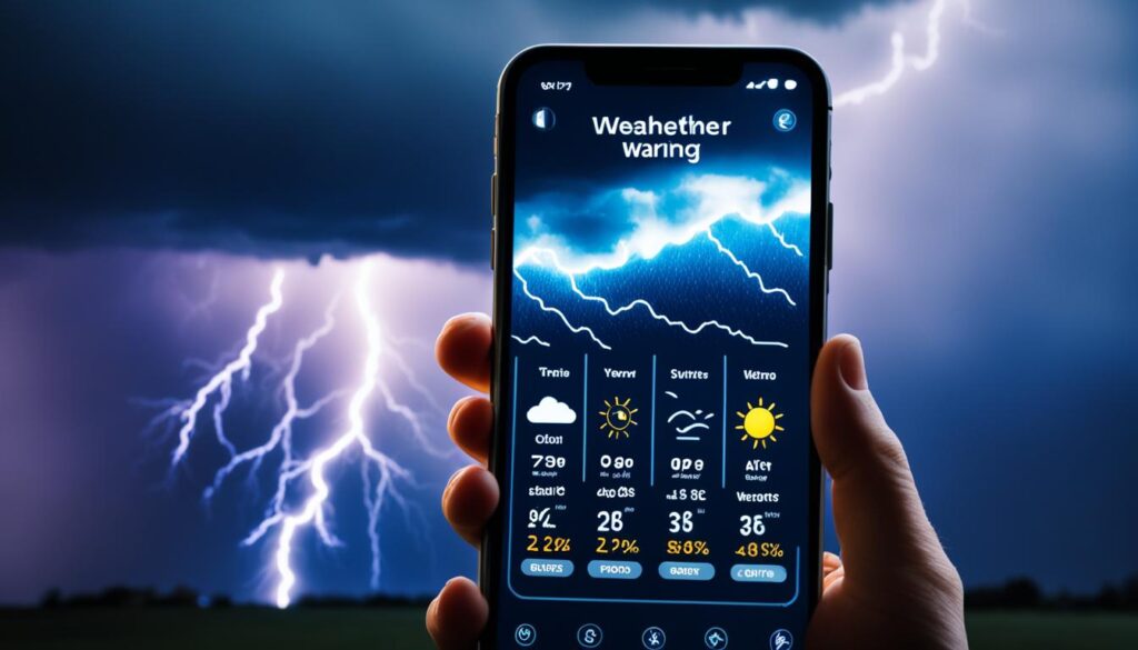 App meteo con avvisi di allarme App meteo con avvisi di allarme