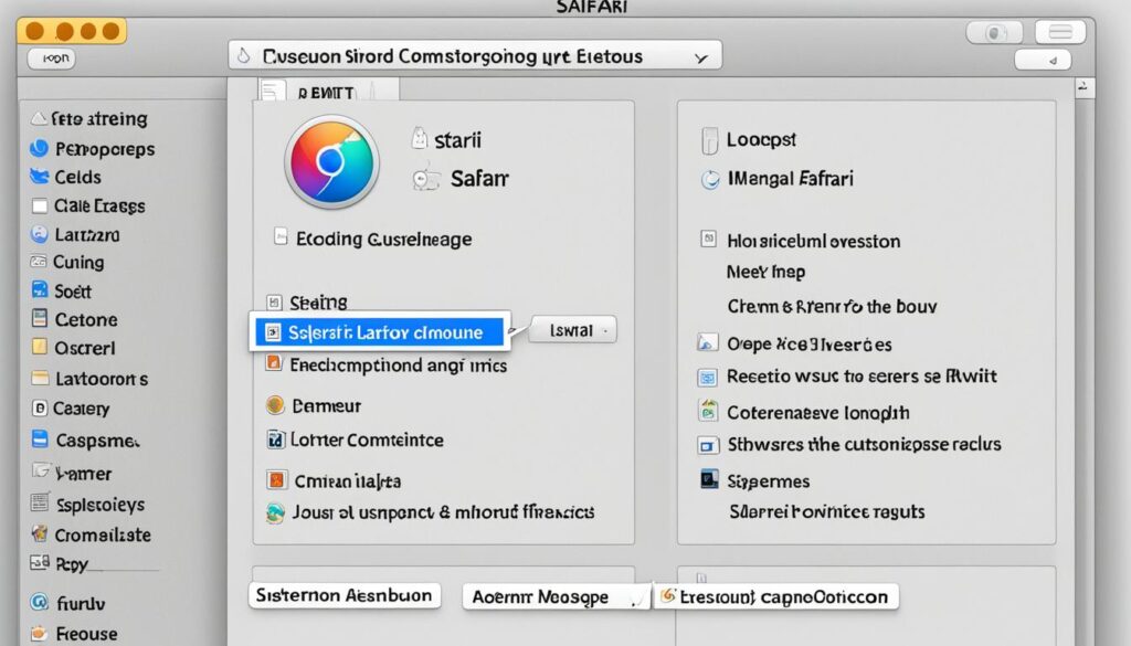 Configurazione della pagina iniziale su Safari Configurazione della pagina iniziale su Safari
