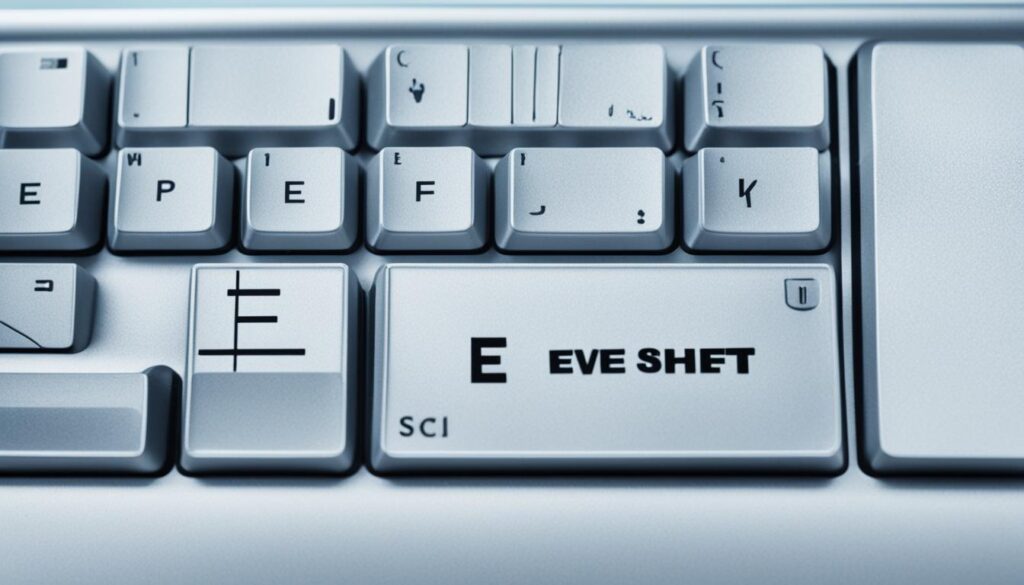 Scorciatoie da tastiera è majuscola