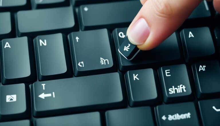 à maiuscola tastiera