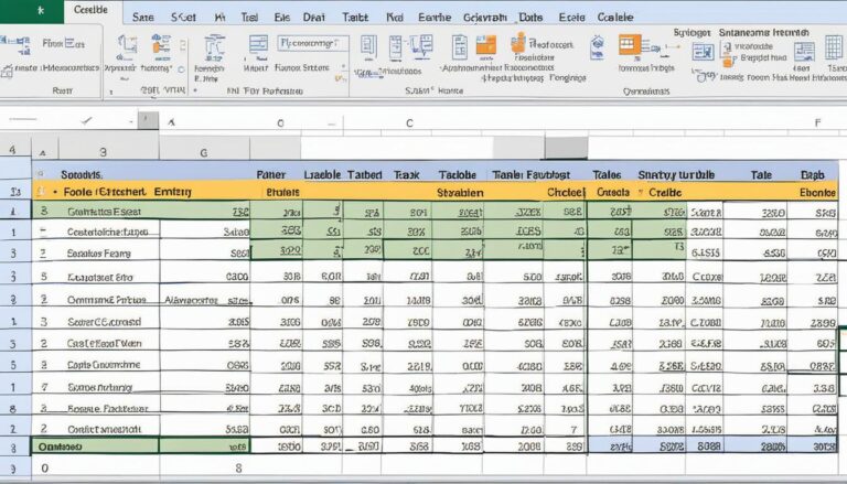 come creare una tabella su excel