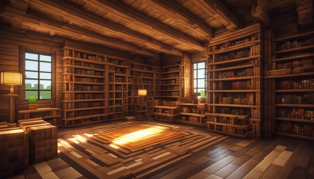 costruzione libreria minecraft