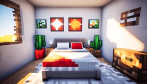 letto minecraft