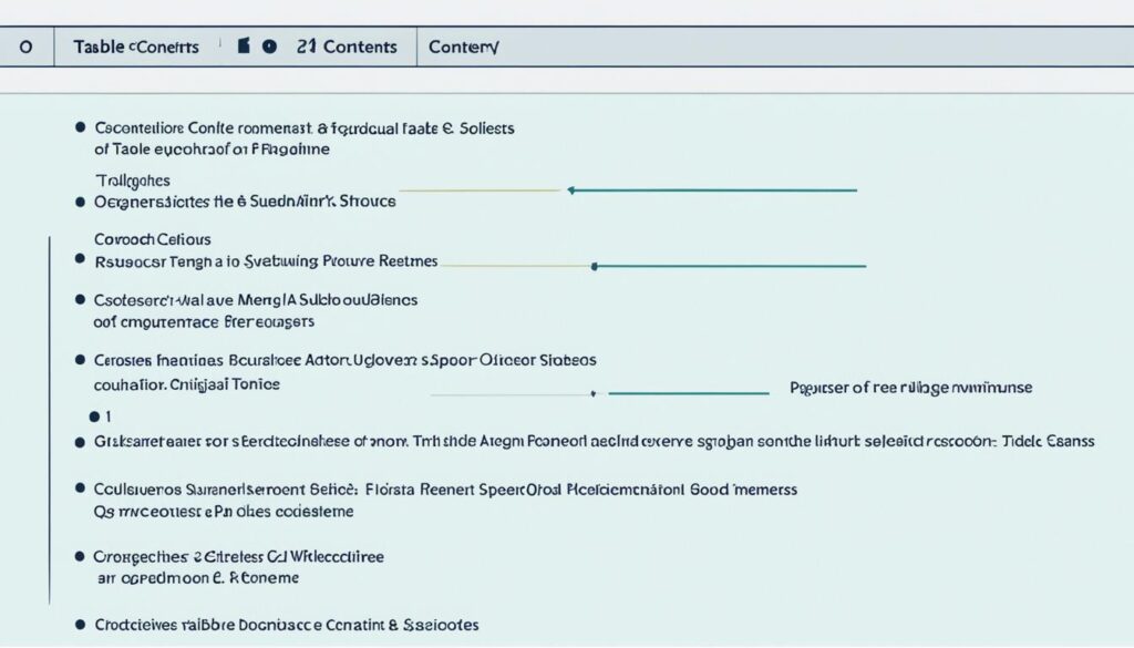 somario per la navigazione