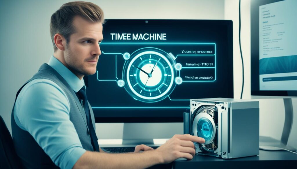 esecuzione di un backup con Time Machine